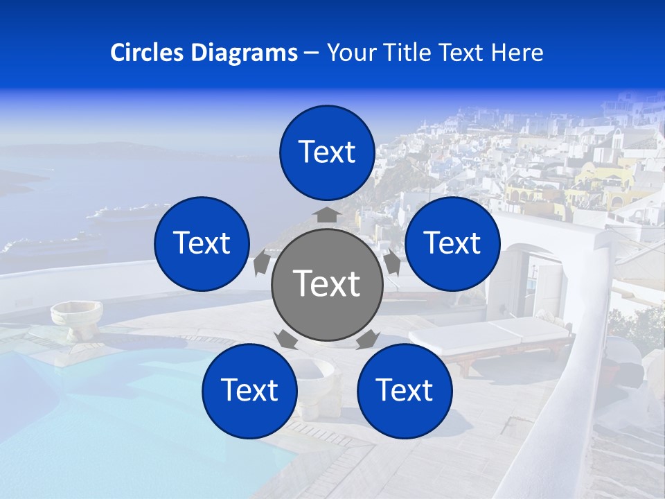 Aegean Town Religious PowerPoint Template