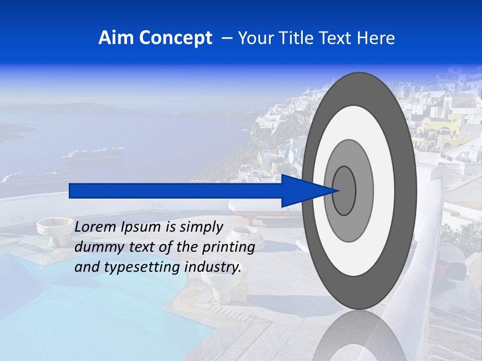 Aegean Town Religious PowerPoint Template