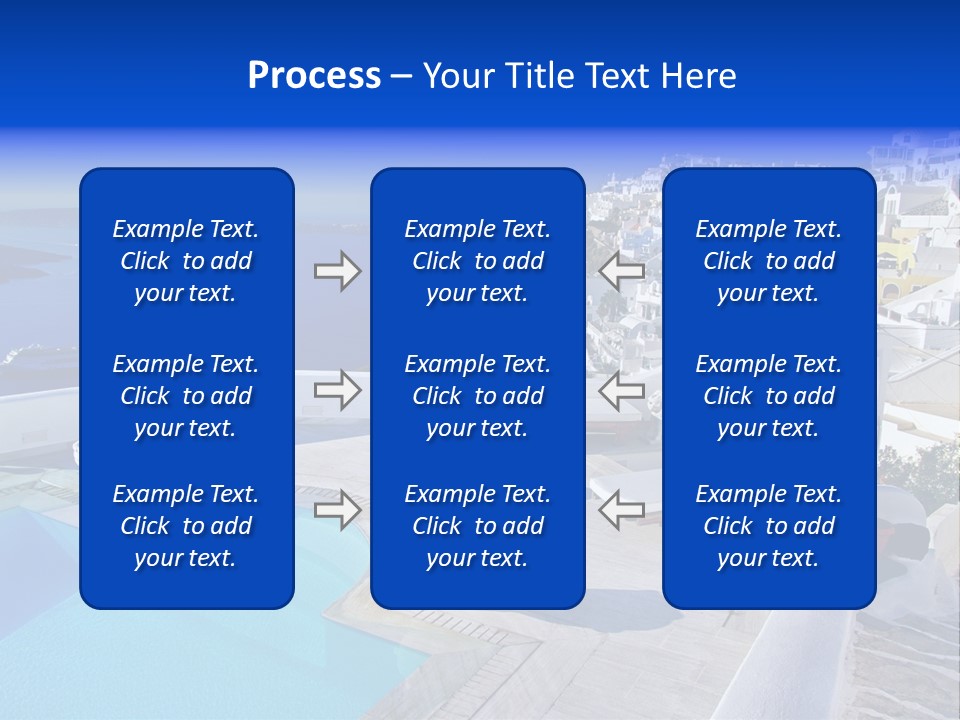 Aegean Town Religious PowerPoint Template