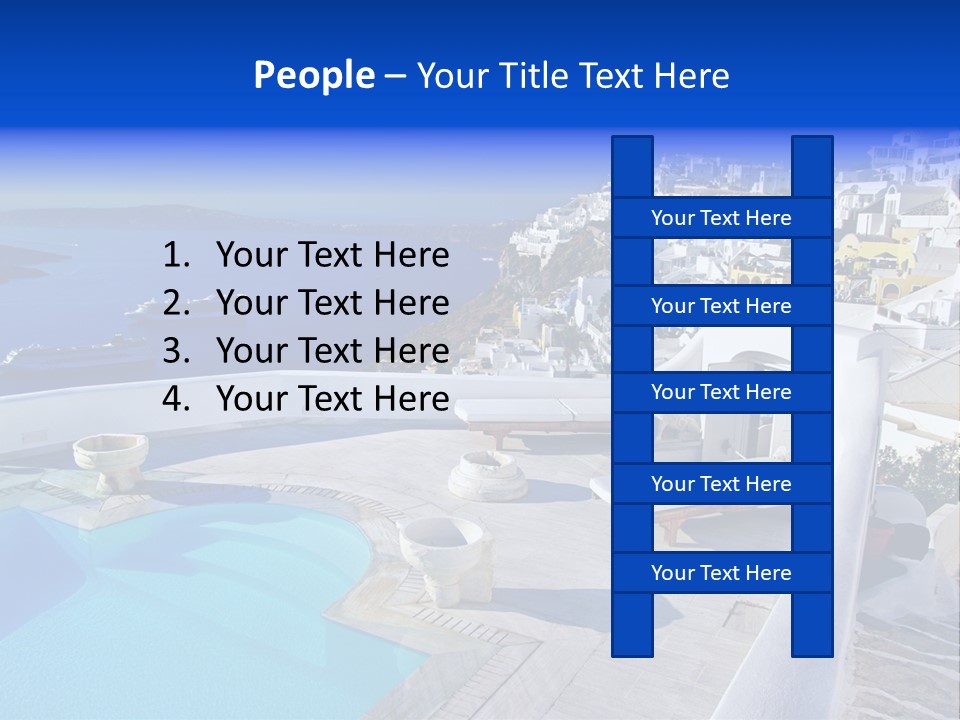 Aegean Town Religious PowerPoint Template