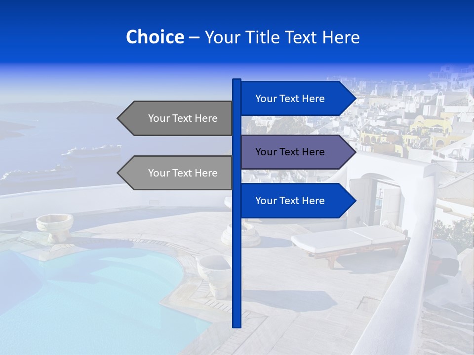 Aegean Town Religious PowerPoint Template