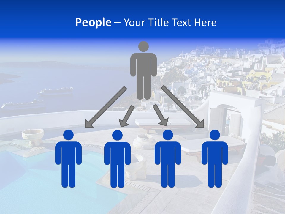 Aegean Town Religious PowerPoint Template