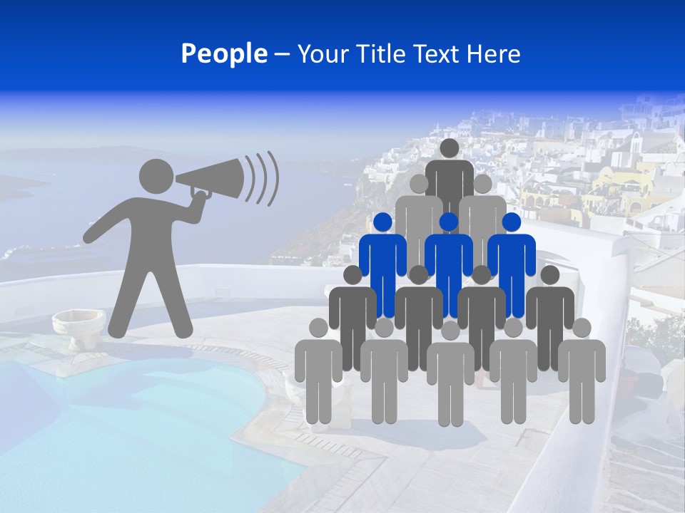 Aegean Town Religious PowerPoint Template