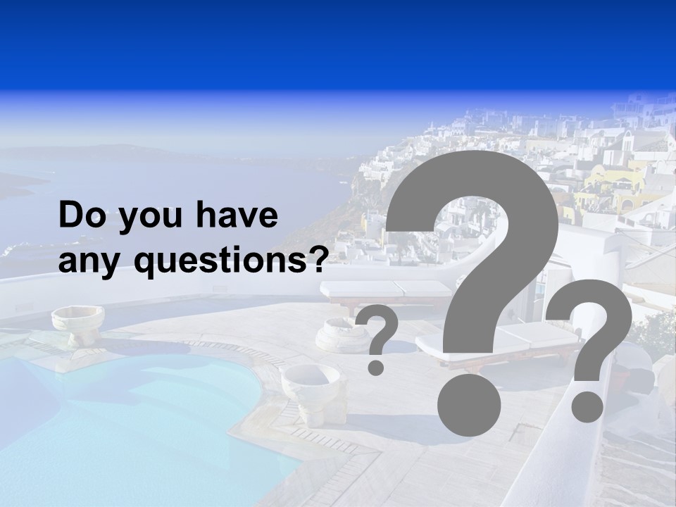 Aegean Town Religious PowerPoint Template