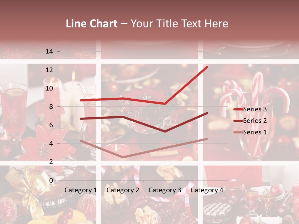 Red Habit Collage PowerPoint Template