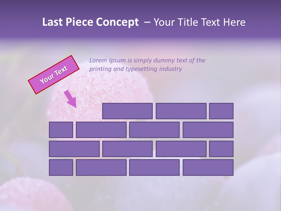 Close Up Closeup Nutrition PowerPoint Template