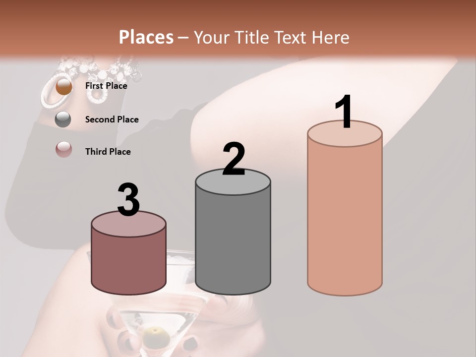 Fashion Hand Caucasian PowerPoint Template