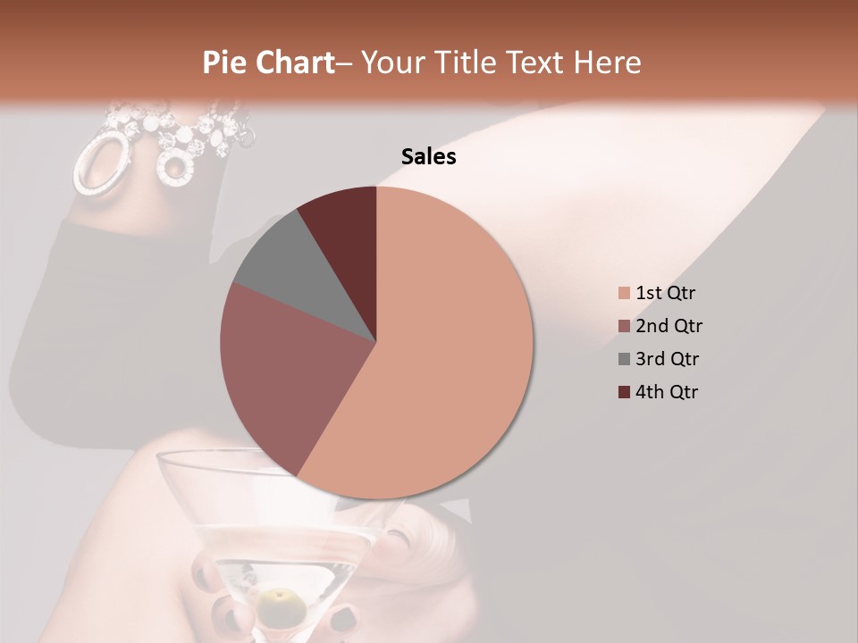 Fashion Hand Caucasian PowerPoint Template