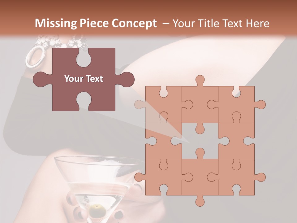 Fashion Hand Caucasian PowerPoint Template