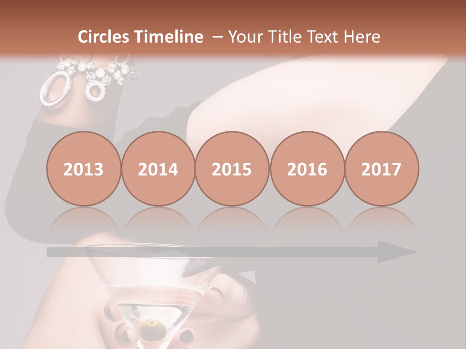 Fashion Hand Caucasian PowerPoint Template