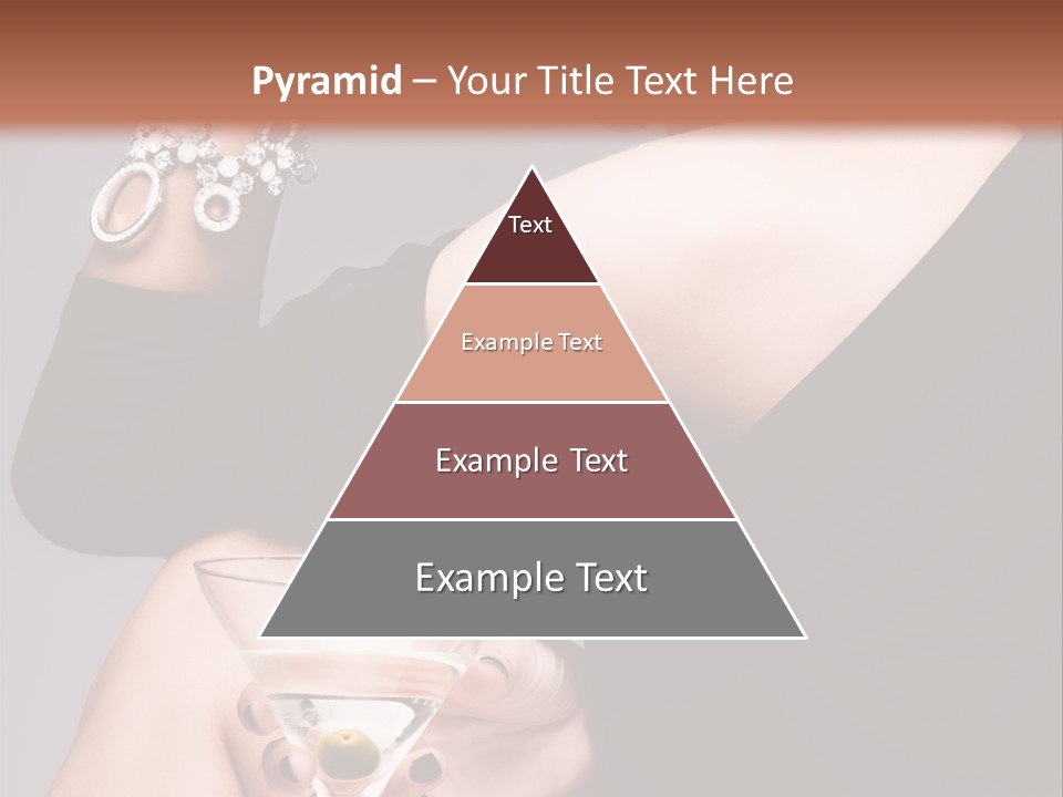 Fashion Hand Caucasian PowerPoint Template