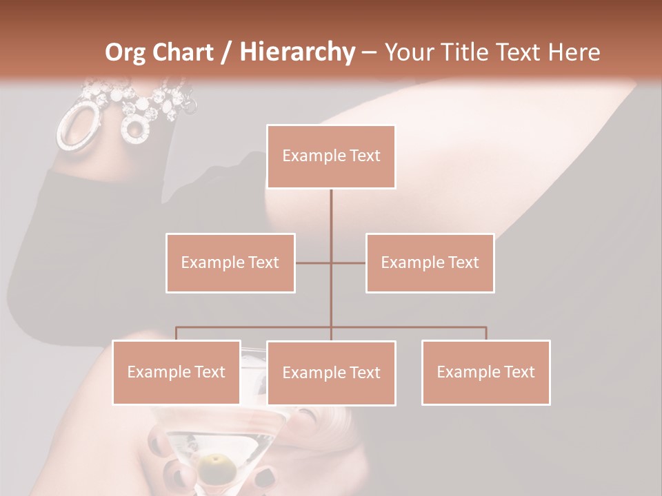 Fashion Hand Caucasian PowerPoint Template