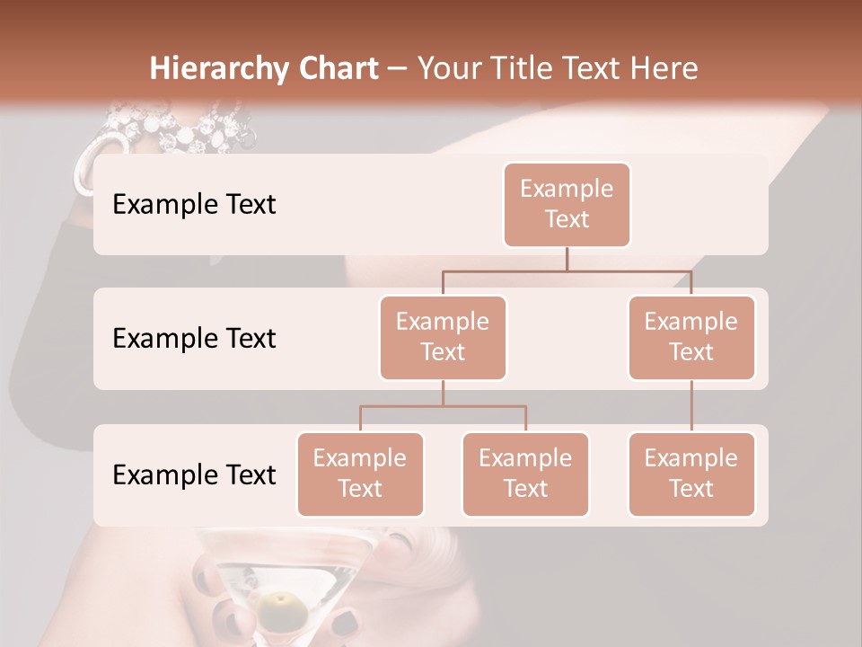 Fashion Hand Caucasian PowerPoint Template