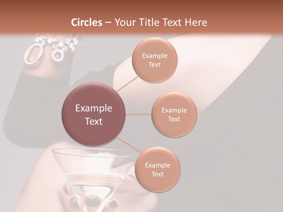 Fashion Hand Caucasian PowerPoint Template