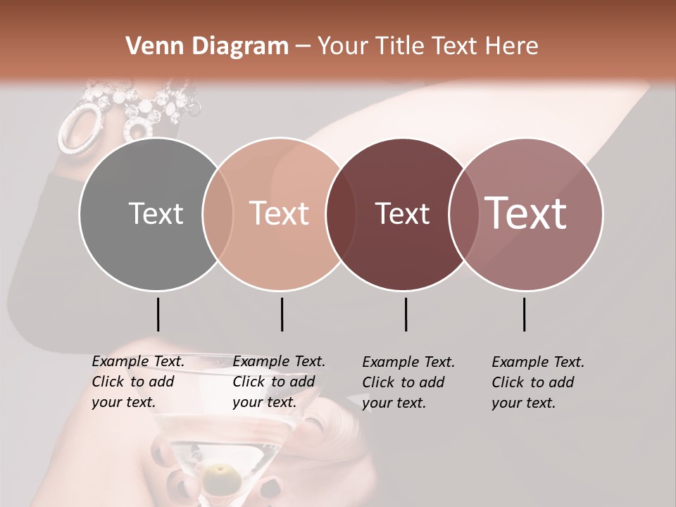 Fashion Hand Caucasian PowerPoint Template