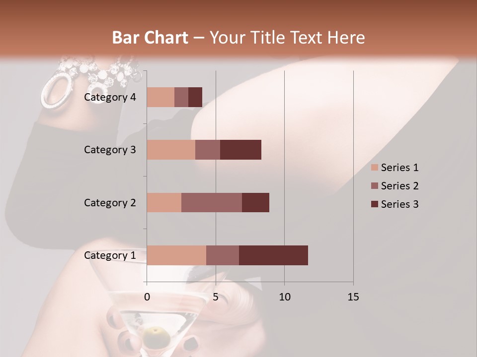 Fashion Hand Caucasian PowerPoint Template