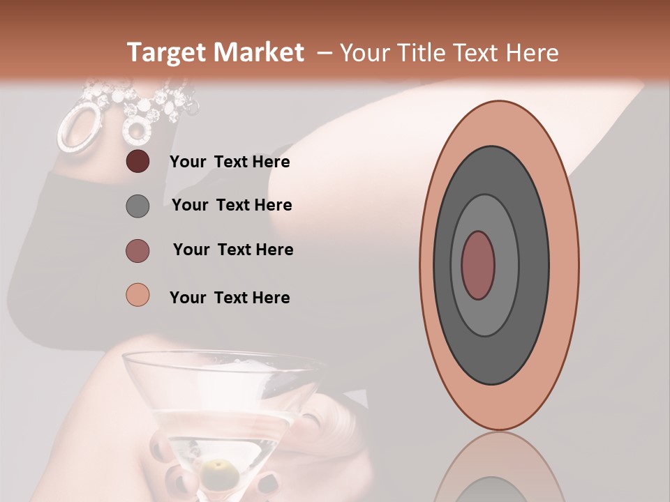 Fashion Hand Caucasian PowerPoint Template