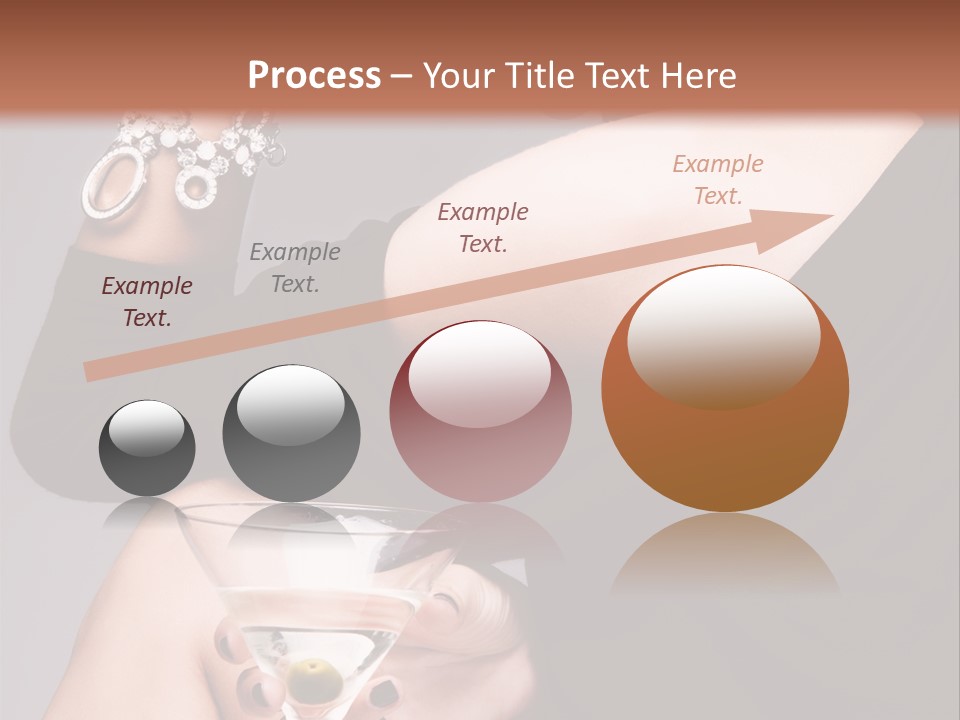 Fashion Hand Caucasian PowerPoint Template