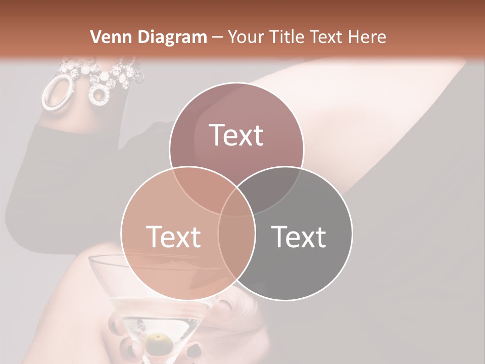 Fashion Hand Caucasian PowerPoint Template