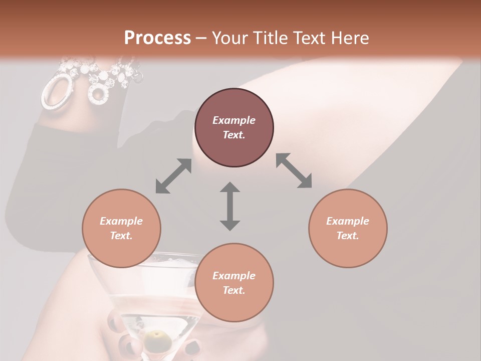 Fashion Hand Caucasian PowerPoint Template