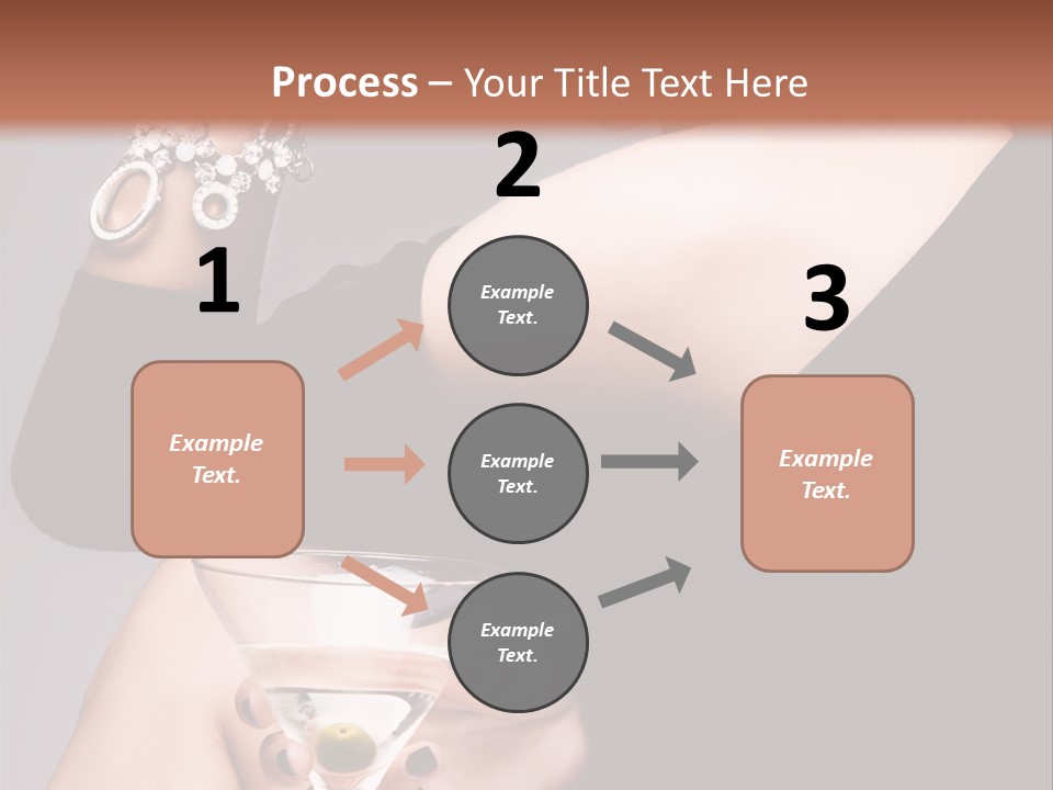 Fashion Hand Caucasian PowerPoint Template