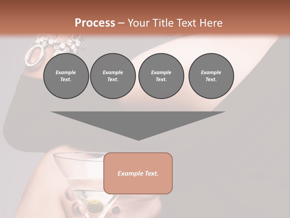 Fashion Hand Caucasian PowerPoint Template