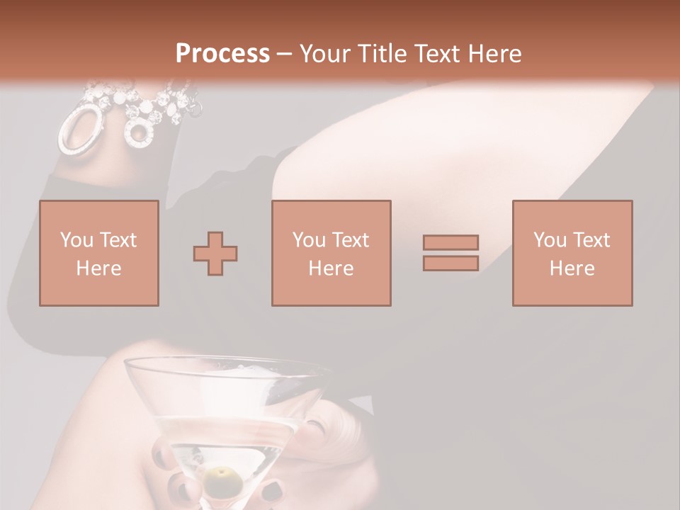 Fashion Hand Caucasian PowerPoint Template