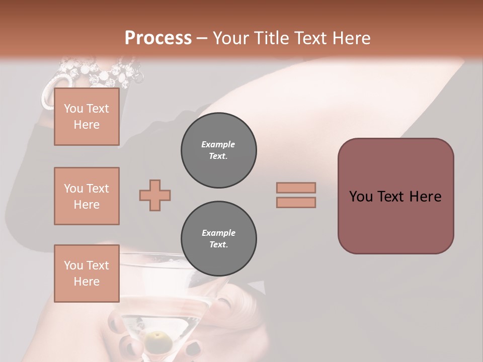 Fashion Hand Caucasian PowerPoint Template