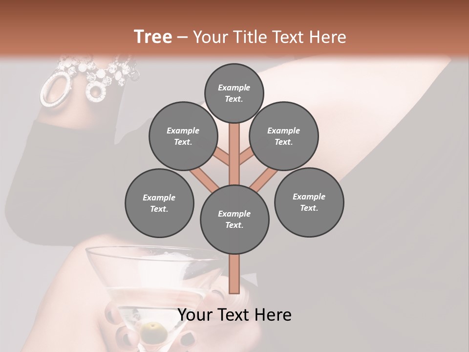 Fashion Hand Caucasian PowerPoint Template