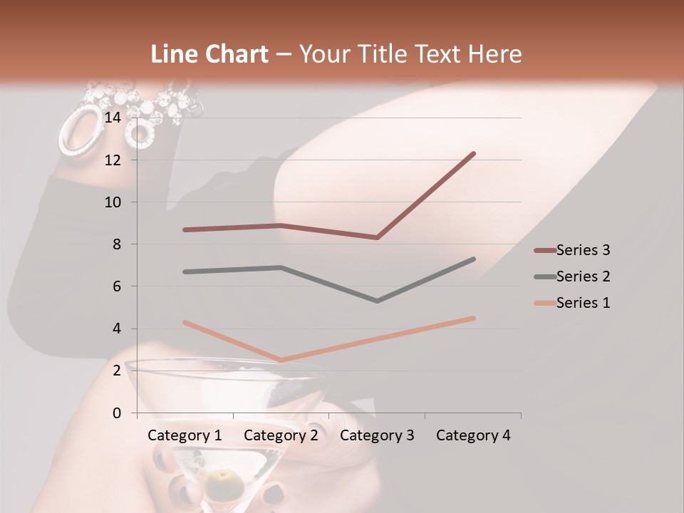 Fashion Hand Caucasian PowerPoint Template