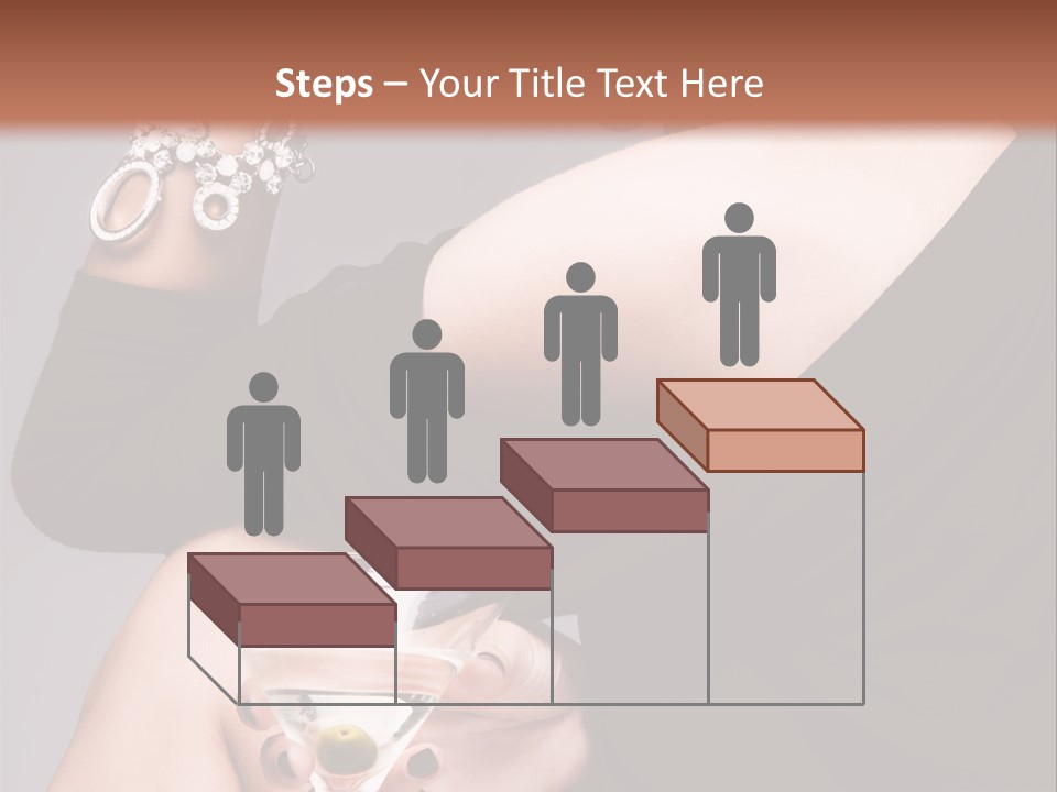 Fashion Hand Caucasian PowerPoint Template