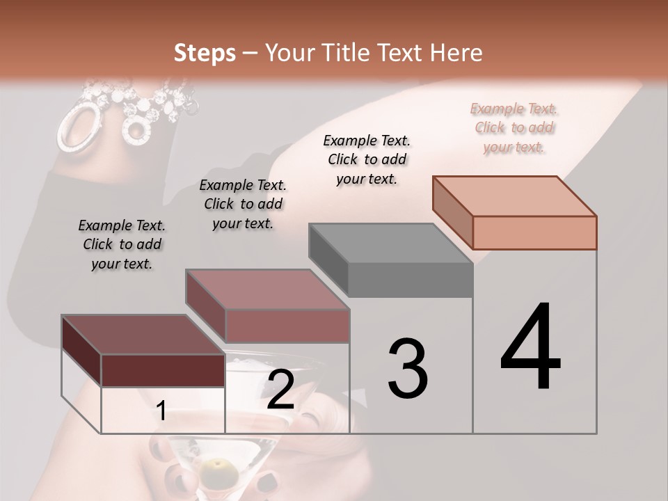 Fashion Hand Caucasian PowerPoint Template