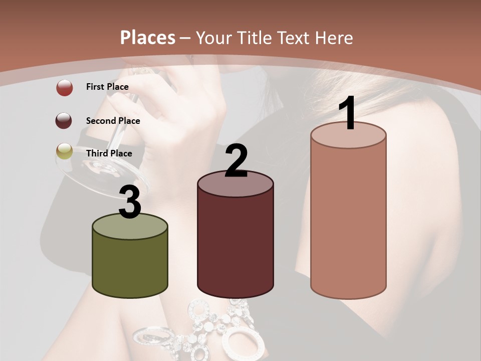 Beautiful Sexy Blond PowerPoint Template