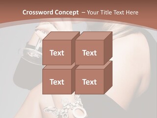 Beautiful Sexy Blond PowerPoint Template