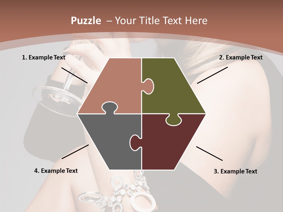 Beautiful Sexy Blond PowerPoint Template