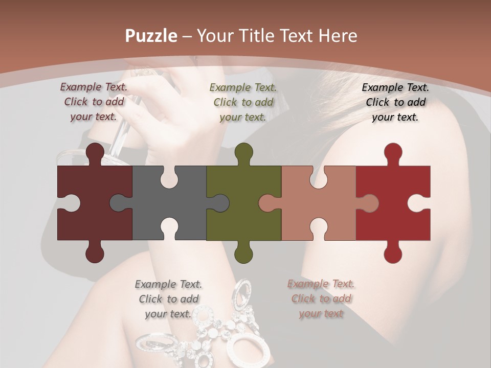 Beautiful Sexy Blond PowerPoint Template