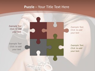 Beautiful Sexy Blond PowerPoint Template