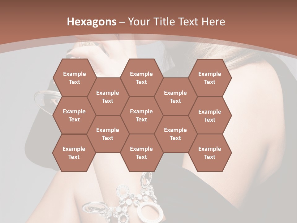 Beautiful Sexy Blond PowerPoint Template