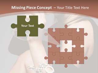 Beautiful Sexy Blond PowerPoint Template