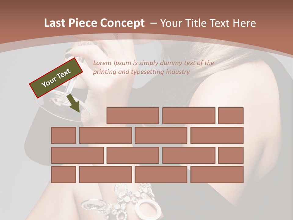 Beautiful Sexy Blond PowerPoint Template