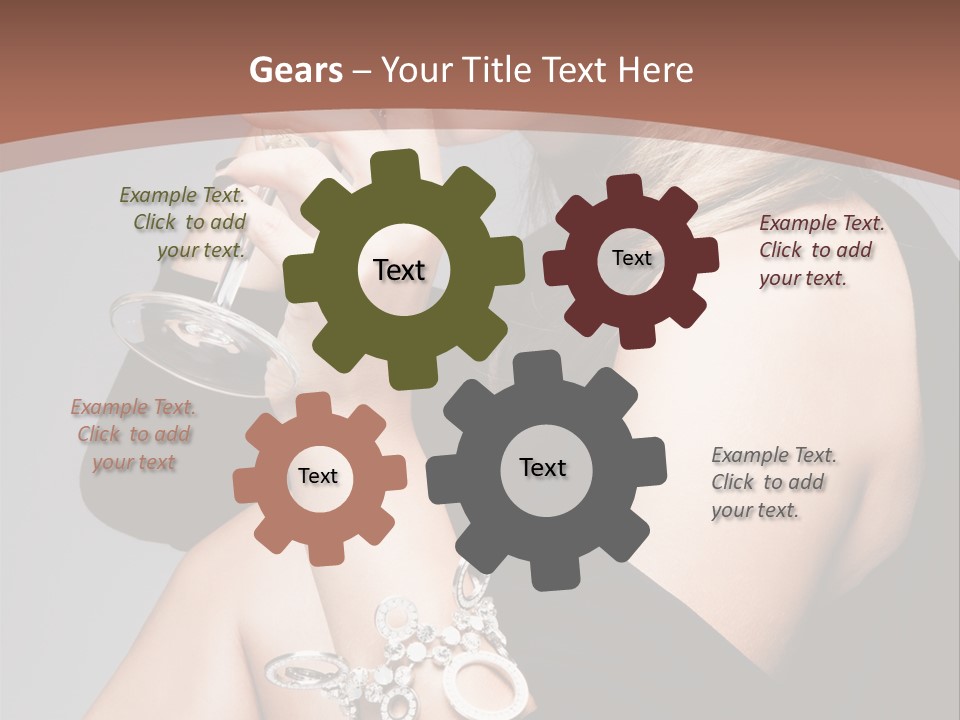 Beautiful Sexy Blond PowerPoint Template