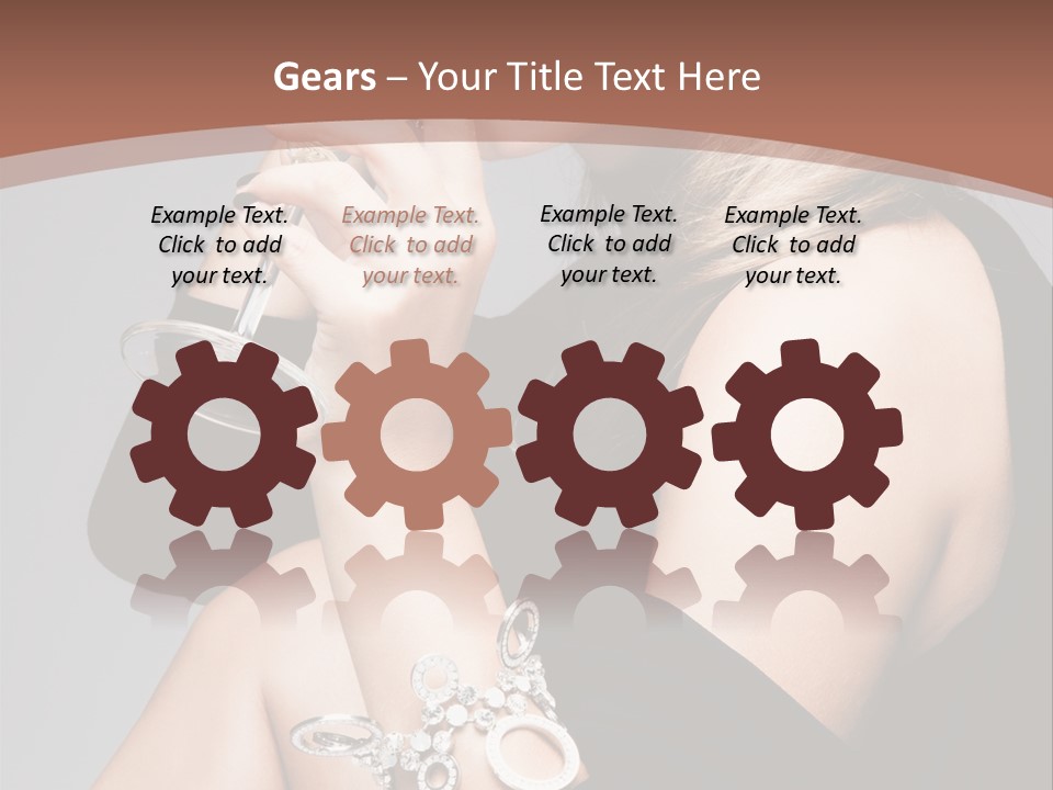 Beautiful Sexy Blond PowerPoint Template