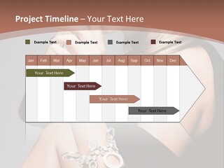 Beautiful Sexy Blond PowerPoint Template