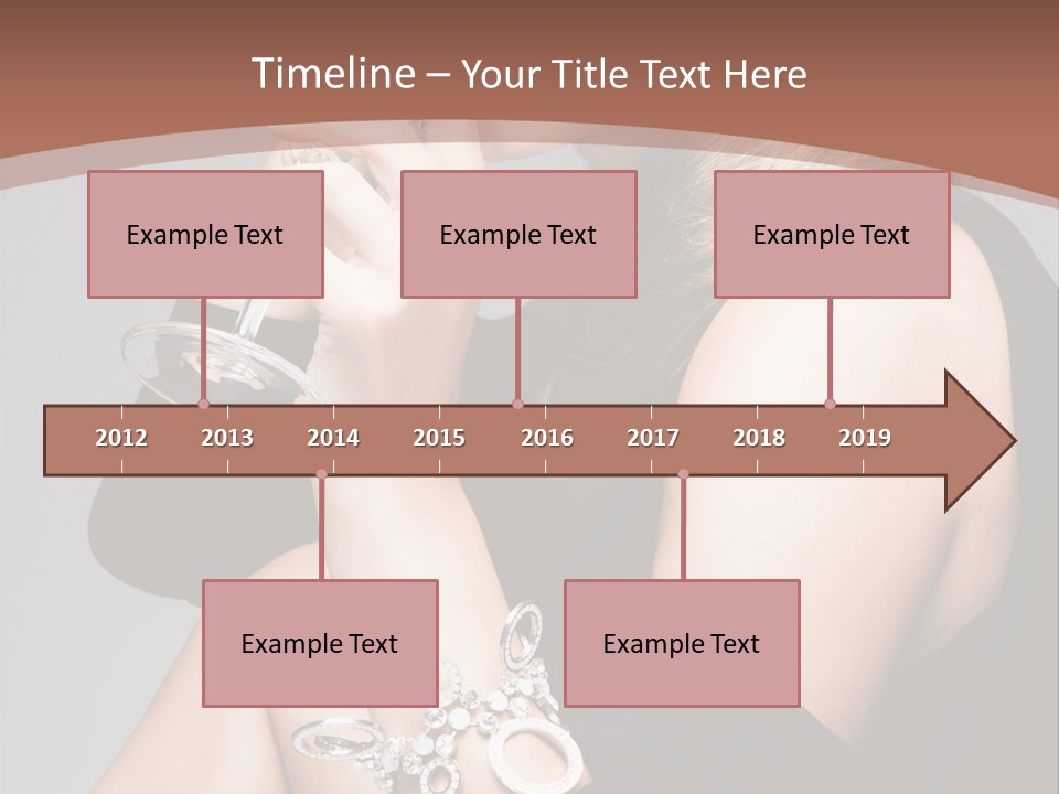 Beautiful Sexy Blond PowerPoint Template
