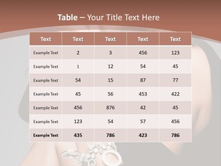 Beautiful Sexy Blond PowerPoint Template
