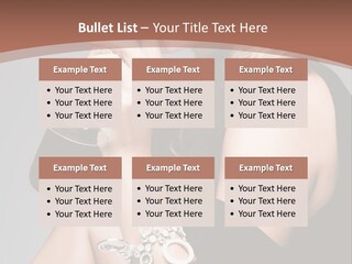 Beautiful Sexy Blond PowerPoint Template