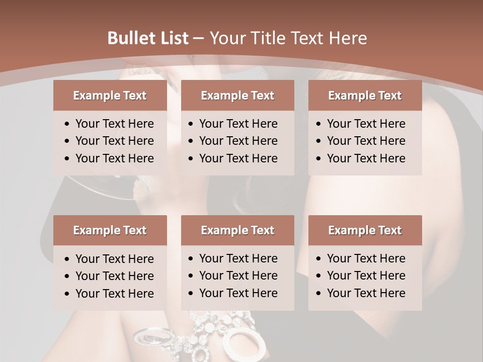 Beautiful Sexy Blond PowerPoint Template