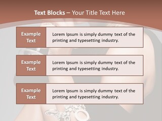 Beautiful Sexy Blond PowerPoint Template