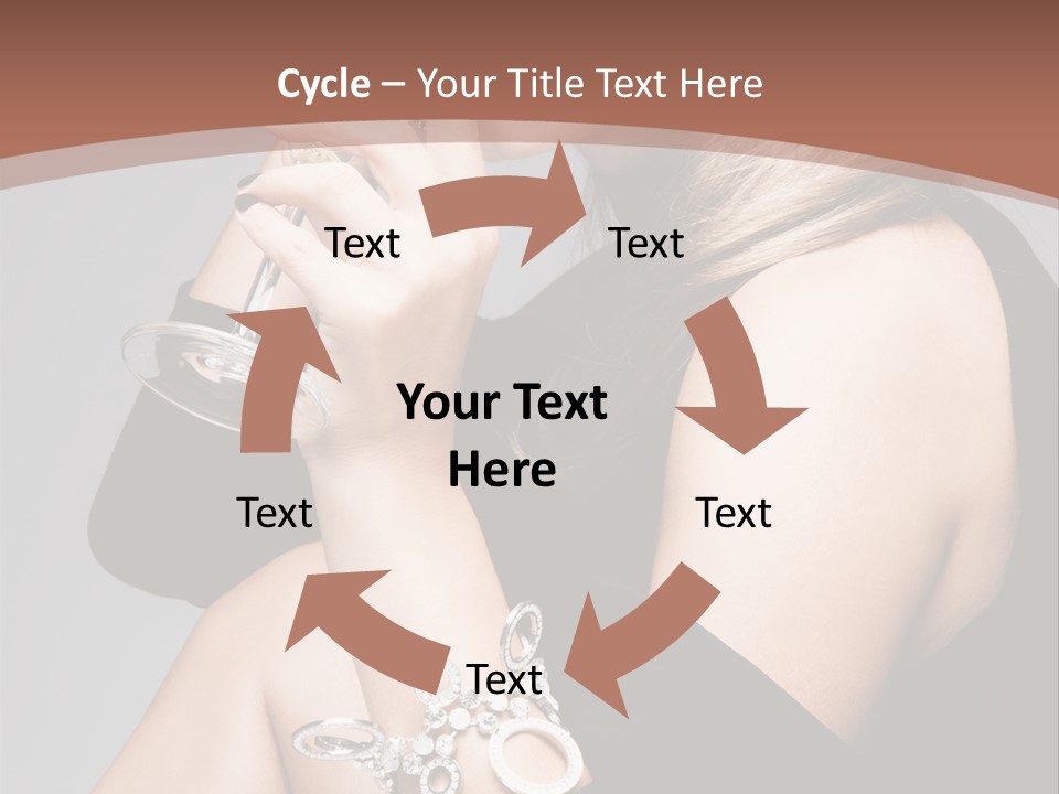 Beautiful Sexy Blond PowerPoint Template