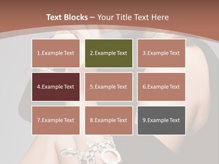 Beautiful Sexy Blond PowerPoint Template